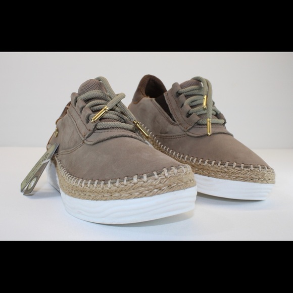 Comfortable Lightweight stylish espadrille Sneakers size 10 light brown - Picture 6 of 9